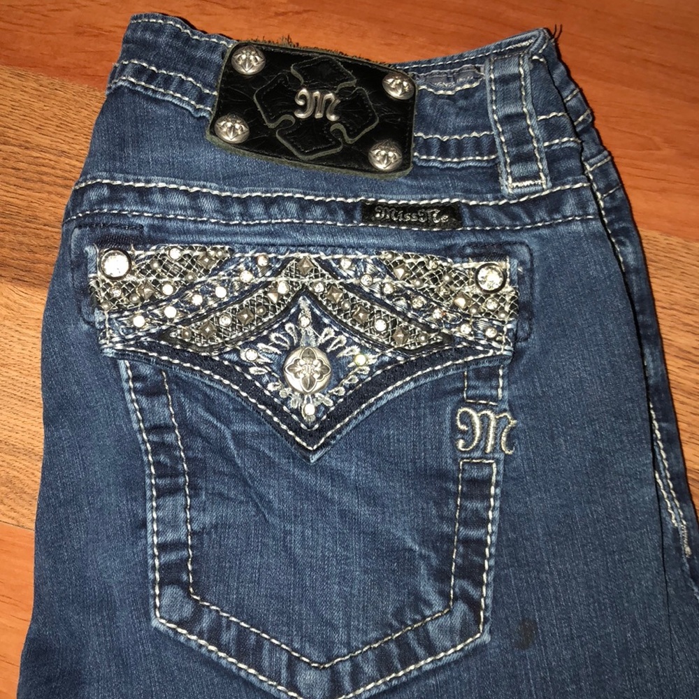Miss me skinny jeans dark wash 31x30